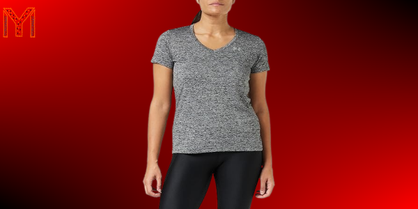 Under Armour Women Tech V-Neck Twist Short-Sleeve T-shirt 